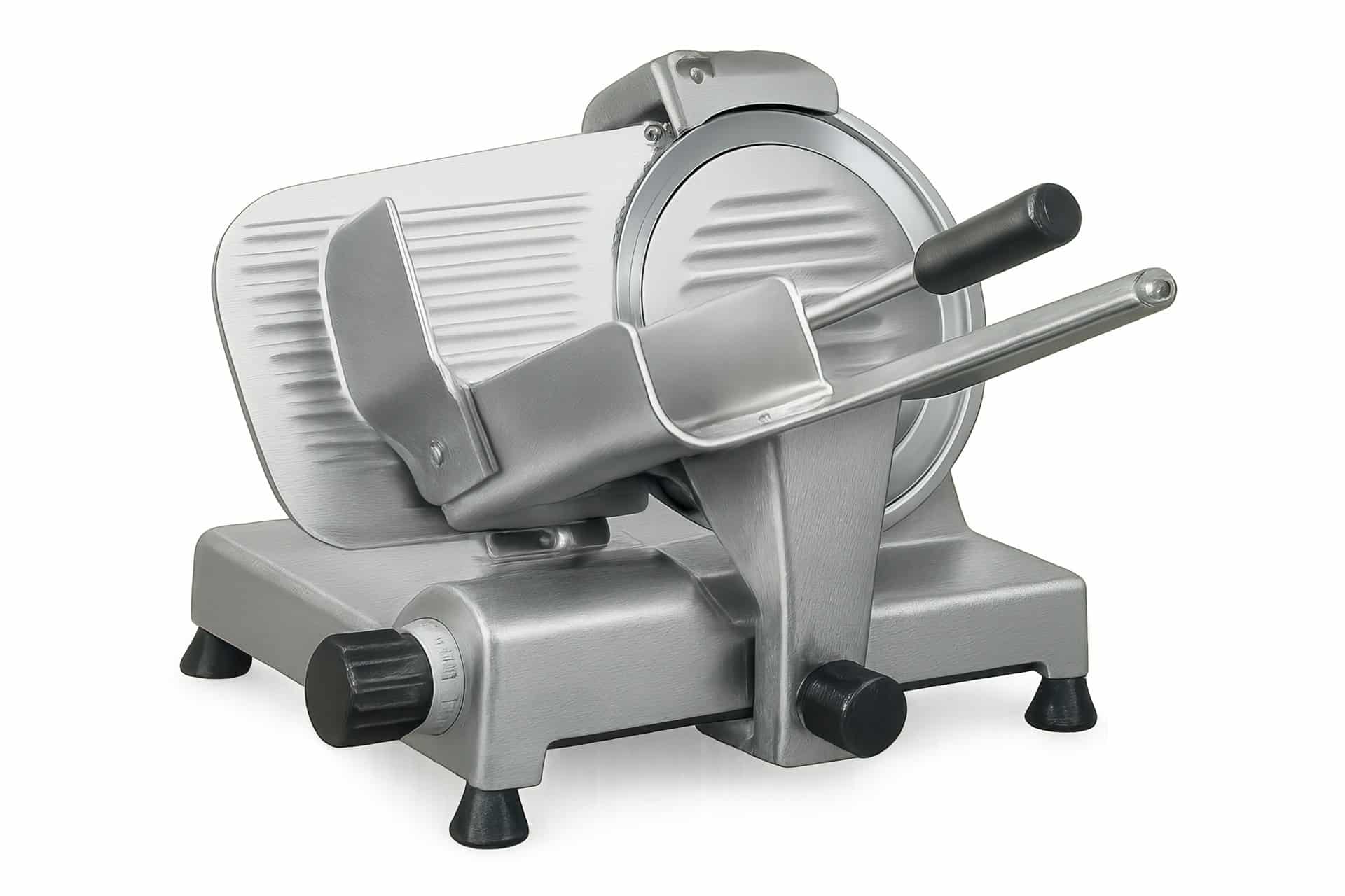 Professionelle Schneidemaschine für Gastronomie freigestellt | Gemüseschneider elektrisch